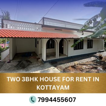 2500 Sq-ft House / Villa for Rent at Kottayam Budget - 25000 Total