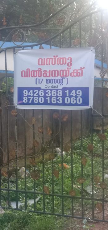 17.5 Cent Residential Land for Sale at Peringanad Budget - 250000 Cent