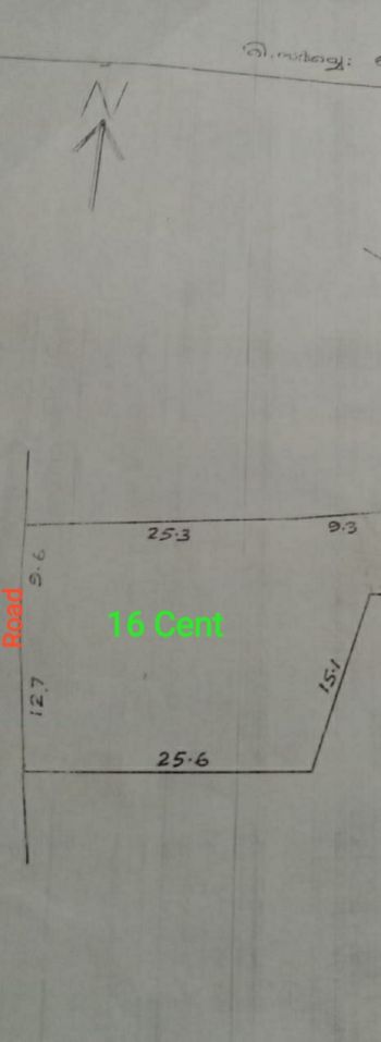 16 Cent Residential Land for Sale at Thalassery Budget - 349000 Cent