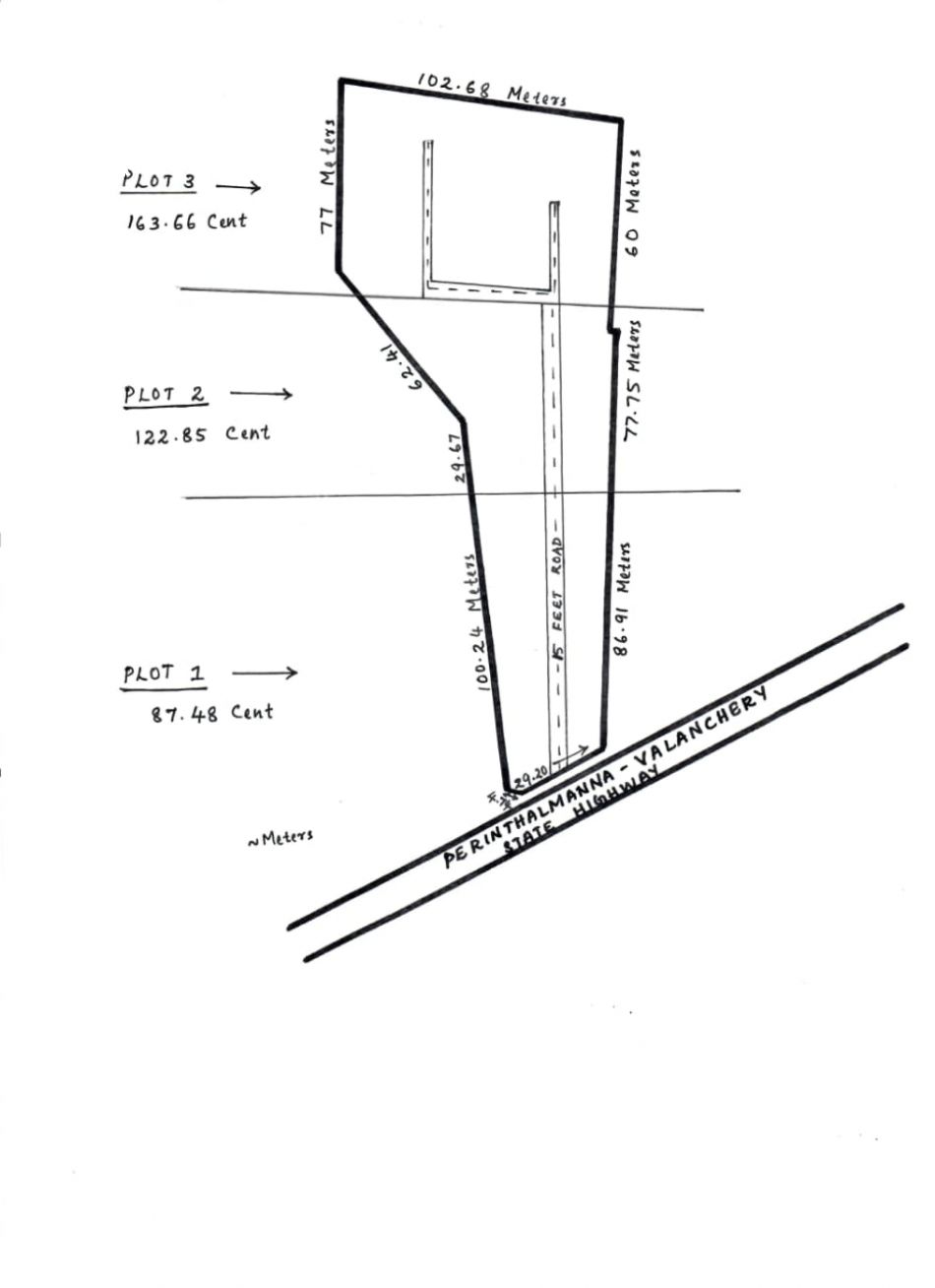 Plot Measurement And 
layout(Approx)